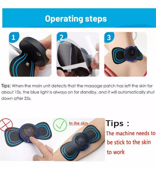 MINI MASAJEADOR ELECTRICO ESTIMULADOR