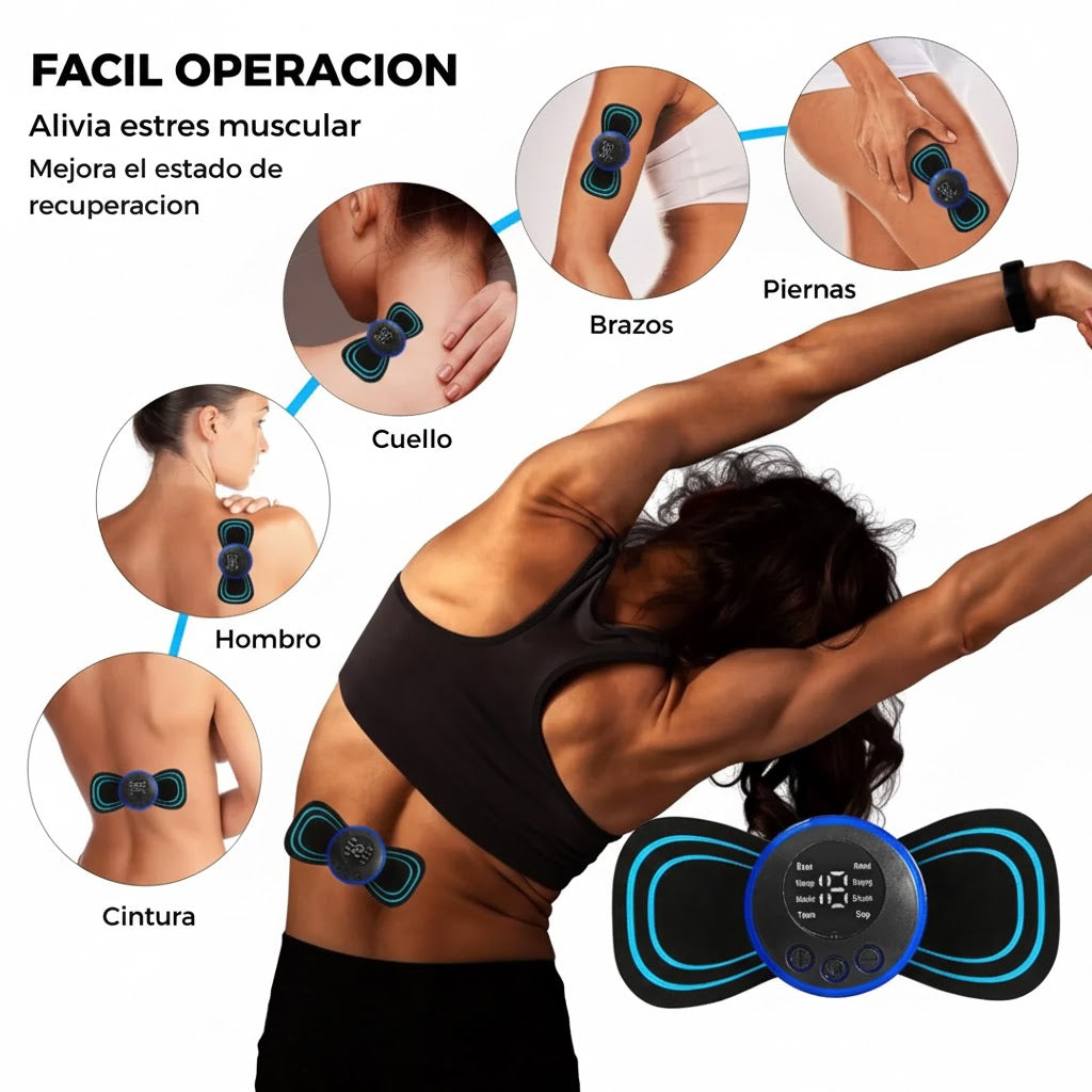 MINI MASAJEADOR ELECTRICO ESTIMULADOR