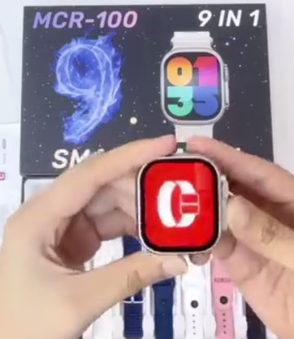 ⚡️RELOJ INTELIGENTE 9 EN 1 + 8 CORREAS🎁